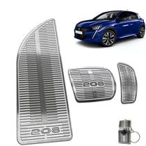 Descanso + Pedaleira Automático Peugeot 208 2021 Prata