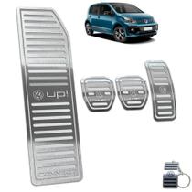 Descanso + Pedaleira Manual Prata Volkswagen UP Connect