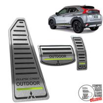 Descanso + Pedaleira Mitsubishi Eclipse Cross Outdoor Preto