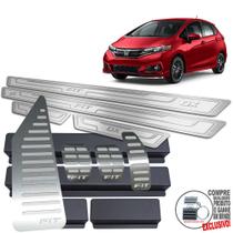 Descanso Pedaleira Soleira Alto Relevo Honda Fit Dx 18 2021