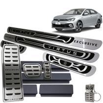 Descanso Pedaleira Soleira Alto Relevo Volkswagen Virtus Exclusive 2023