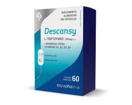 Descansy Suplemento L-Triptofano + Magnésio Ferro 60 Cápsula Descansy Suplemento L-Triptofano + Magnésio Ferro 60 Cápsula