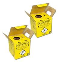 Descarpack 1,5 Caixa Coletora Material Perfurocortante 2 Uni Descarpack 1,5 Caixa Coletora Material Perfurocortante 2 Uni