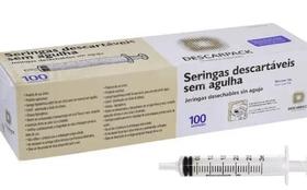 DESCARPACK Seringa 3ml Luer Slip caixa Com 100 unidades