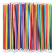Descartáveis Canudos de plástico Zmaxqii 300 unidades coloridos (10,2 cm) Descartáveis Canudos de plástico Zmaxqii 300 unidades coloridos (10,2 cm)