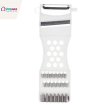 Descascador 5 em 1 Inox para Frutas, Legumes e Verduras Compacto e Prático Descascador 5 em 1 Inox para Frutas, Legumes e Verduras Compacto e Prático