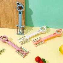 Descascador 7 em 1 para Frutas e Legumes ABS Aço, Multifuncional e Ergonômico - Genérica