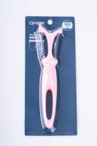 Descascador de alimento com 2 opçes de laminas na cor rosa