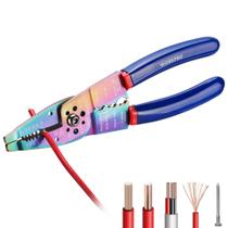 Descascador de fios/ferramenta de crimpagem WORKPRO 8 para 10-22 AWG com titânio