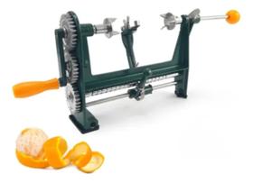 Descascador De Laranja Limão Manual Manivela Máquina Prático Verde