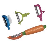 Descascador de Legumes Frutas 6 Funções Plástico e Aço Inox