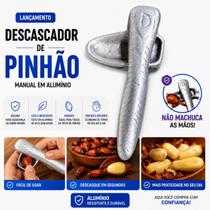 Descascador de Pinhão Manual Alumínio Profissional Fácil e Seguro Descascador de Pinhão Manual Alumínio Profissional Fácil e Seguro