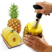 Descascador Fatiador De Abacaxi Em Aço Inox Espiral Cozinha