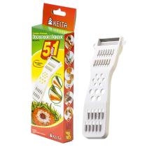 Descascador Ralador Fatiador Frutas Legumes 5 em 1 - Keita Descascador Ralador Fatiador Frutas Legumes 5 em 1 - Keita