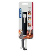 Descascador Tramontina Verano Lâmina em Aço Inox Fio Liso e Ônix Descascador Tramontina Verano Lâmina em Aço Inox Fio Liso e Ônix