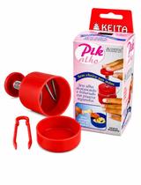 Descascador Triturador de Alho Keita Pik Alho Manual Inox Compacto Cor:Laranja