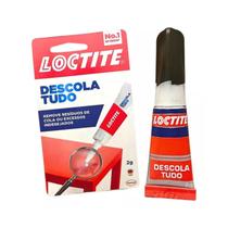 Descola Tudo Removedor Tira Cola Gel Super Bonder Loctite 2g Descola Tudo Removedor Tira Cola Gel Super Bonder Loctite 2g