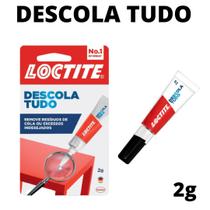 Descola Tudo Tira Cola Super Bonder Adesivo Descolatudo Remove Cola Grude Etiqueta Loctite Henkel 2g