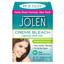 Descolorante de cabelo Jolen Creme Lightener 30ml, pacote com 6