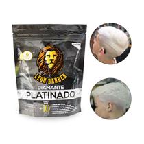 Descolorante Pó Diamante Platinado Branco Profissional 10 Tons 300g, Leon Barber