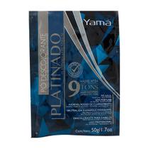 Descolorante Yamá Platinado 09 Tons Pó Azul Sem Perfume 50g