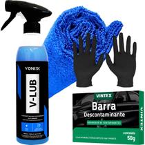 Descontaminante automotivo clay bar lubrificante brilho e proteção v lub vonixx Descontaminante automotivo clay bar lubrificante brilho e proteção v lub vonixx