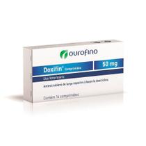 DESCONTINUADO-Antibiótico Doxifin Ourofino Tabs 14 Comprimidos 50 mg - Produtos Descontinuados