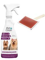 Desembaraçador de Pelos PET e Rasqueadeira Grande N3 - Pet Clean / Jumpet