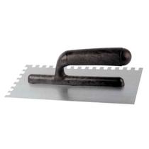 Desempenadeira aço 25,5x12cm dentada cabo plastico max Desempenadeira aço 25,5x12cm dentada cabo plastico max