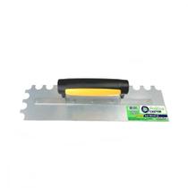Desempenadeira Aco Castor Dentada Em ''U'' 10X35Cm Com Cabo Plastico 513 Desempenadeira Aco Castor Dentada Em ''U'' 10X35Cm Com Cabo Plastico 513