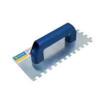 Desempenadeira aço dentada 26x12cm dente 10x10mm - Dimaestro Desempenadeira aço dentada 26x12cm dente 10x10mm - Dimaestro