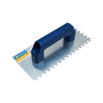 Desempenadeira aço dentada 26x12cm dente 8x8mm - Dimaestro Desempenadeira aço dentada 26x12cm dente 8x8mm - Dimaestro