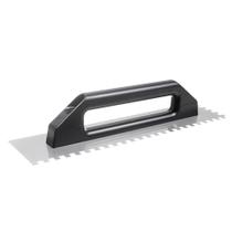 Desempenadeira Aço Dentada Cortag, 48x12cm, Dentes 10x10mm, Cabo Plástico