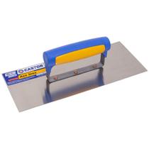 Desempenadeira aço inox 12x30cm Lisa Cabo fechado - Castor Desempenadeira aço inox 12x30cm Lisa Cabo fechado - Castor