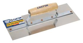 Desempenadeira aço lisa 12x30 para gesso 222 Castor