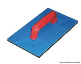 Desempenadeira Azul Zumplast Borracha 17X30Cm Desempenadeira Azul Zumplast Borracha 17X30Cm