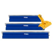 Desempenadeira Berox Aço Inox 60cm 80cm 100cm + Suporte Desempenadeira Berox Aço Inox 60cm 80cm 100cm + Suporte