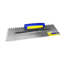 Desempenadeira Castor 12cm x 40cm Aço Dentada Cabo Anatômico Desempenadeira Castor 12cm x 40cm Aço Dentada Cabo Anatômico