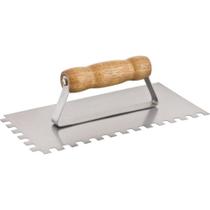 Desempenadeira de Aço Dentada Fechada 25cm x 12cm