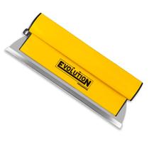 Desempenadeira de Aço Flexível Evolution Aço Inox Para Argamassa e Massa Corrida e Acabamentos Uniformes Pedreiros Construção Civil Profissional