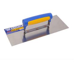 Desempenadeira De Aço Inox 12 X 30cm P/ Gesso Castor