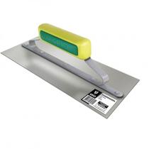 Desempenadeira de Aço Inox Lisa para Massa 12x40cm - Galo