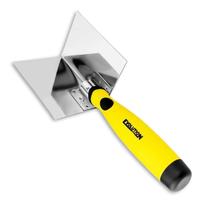 Desempenadeira de Canto/Quina Aço Inox Evolution 26,5x11cm Construções e Reformas Acabamentos e Trabalhos Profissionais Pisos Tetos e Paredes