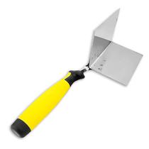 Desempenadeira de Canto/Quina Aço Inox Evolution 26,5x11cm Construções e Reformas Acabamentos e Trabalhos Profissionais Pisos Tetos e Paredes