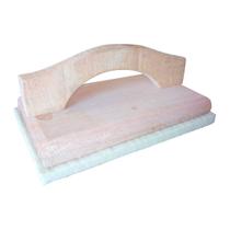 Desempenadeira de Madeira c/ Feltro 20x 12 cm