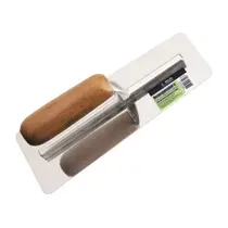 Desempenadeira Efeitos Decorativos Aço Inox Atlas Cabo de Madeira