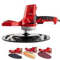 Desempenadeira Eletrica DEC 700 220v Cortag Com Filtro, Desempenadeira Estriada, Lixa, Chaves e Escovas de Carvão Desempenadeira Eletrica DEC 700 220v Cortag Com Filtro, Desempenadeira Estriada, Lixa, Chaves e Escovas de Carvão