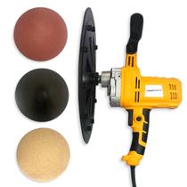 Desempenadeira Elétrica MDE Menegotti 1200W 90RPM Motor Monofásico Reboco e Desempeno de Paredes Acabamento Profissional