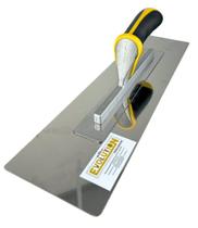 Desempenadeira Flexível De Aço Inox 400x110mm Espessura 0,4mm Para Alisamento De Argamassa Reboco Textura E Acabamento Fino Liso Em Paredes E Pisos Desempenadeira Flexível De Aço Inox 400x110mm Espessura 0,4mm Para Alisamento De Argamassa Reboco Textura E Acabamento Fino Liso Em Paredes E Pisos