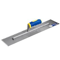 Desempenadeira Grande 48 X 12Cm Aço Dentada 6Mm Profissional